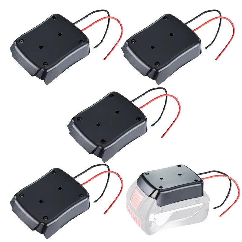 Batterieadapter für Bosch 18 V Li-Ionen-Akkus mit 14 AWG Drähten in Schwarz - Bild 4
