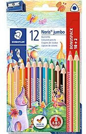 Staedtler Noris Jumbo Buntstifte 12er-Set mit Anspitzer, farbsortiert, FSC-zertifiziert - Bild 3