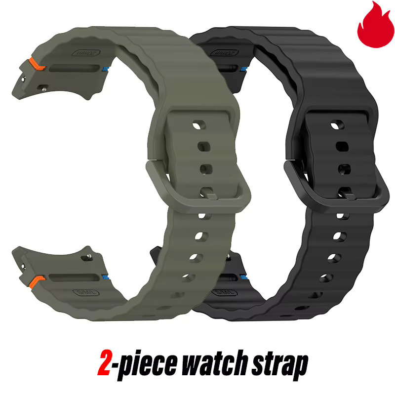 Samsung Uhrenarmband, Silikon, Weiß - Bild 1