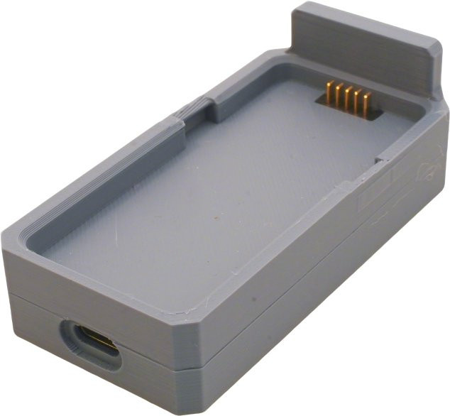 DJI Neo2 Typ-C Lade-Dock mit OLED-Display und 25W Schnellladefunktion in Grau - Bild 1