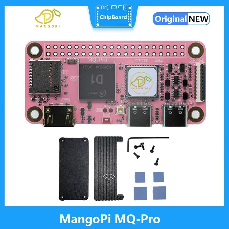 MangoPi MQ Pro Optionaler Passiver Kühlkörper in Pink für Allwinner D1 Board SBC - Bild 3