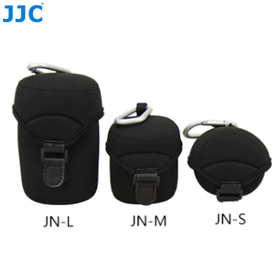JJC Neopren-Objektivtasche in Schwarz für Canon EF-M 18–150 mm, 18–55 mm, 55–200 mm und Sony E 10–18 mm - Bild 2