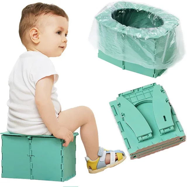 Tragbares faltbares Baby Töpfchen für unterwegs und Reisen in verschiedenen Farben - Bild 1