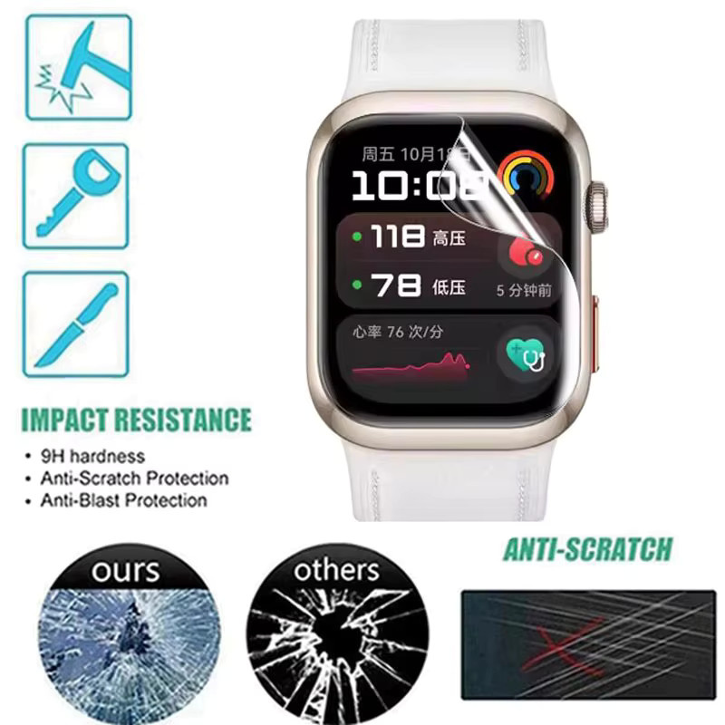 Huawei Uhrenzubehör, Hydrogel Screen Protector, transparent, Huawei Uhr D2 - Bild 4