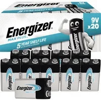 Energizer Max Plus Industrial 9V Block-Batterie Alkali-Mangan, 20 Stück - Bild 3