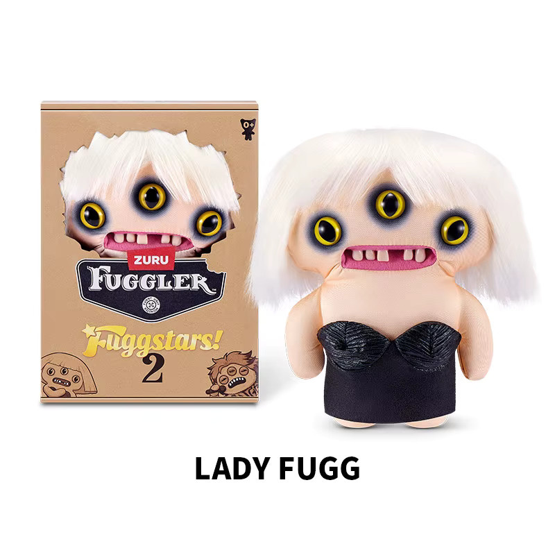 Fuggler Fuggstars Series 2, Ugly Cute Hollywood Star Monster Plush Dolls, Plüsch / Textil, 1-teiliges Set, nicht für Kinder unter 3 Jahren - Bild 2