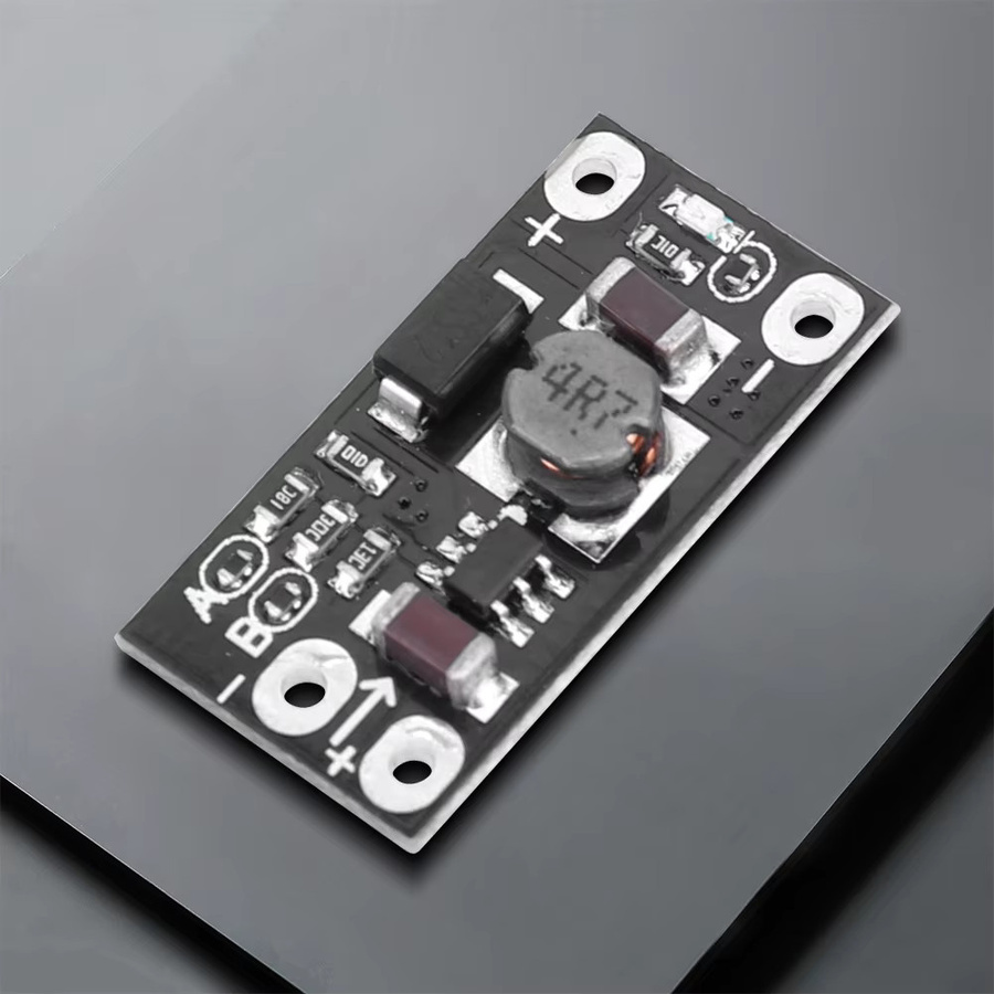 50 Stück Mini DC Boost Converter Board 3,7 V zu 12V DC Step Up Modul für Lithium-Batterien, Spannung Regler in Schwarz - Bild 3