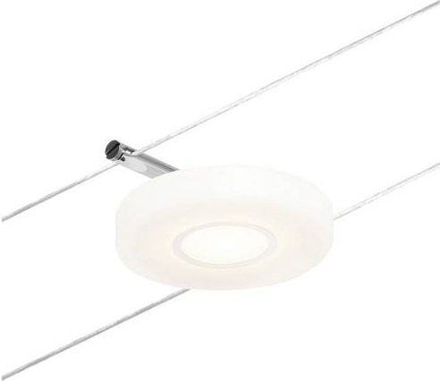 Paulmann Niedervolt-Seilsystem-Leuchte mit fest eingebautem LED, 4.5W, Chrom matt - Bild 1