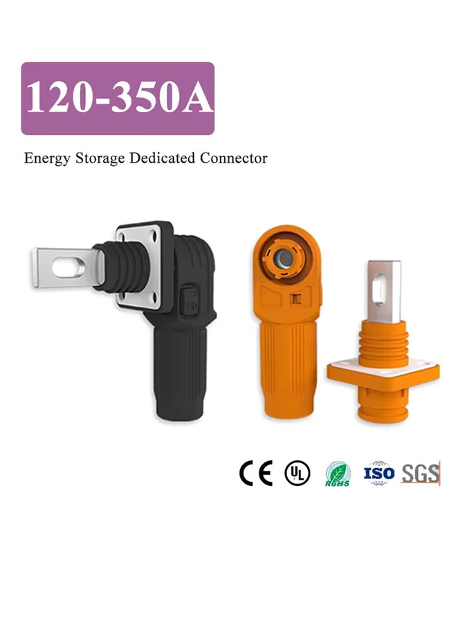 DIVEDEER IP67 Einadrig-Energiespeicher-Steckverbinder Hochstrom-Photovoltaik-Batterie-Anschlussklemme 350A 1000V Wasserdicht - Bild 4