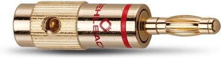 Oehlbach Banana B1 Bananenstecker gerade Gold 4er-Set für bis zu 10mm² - Bild 3