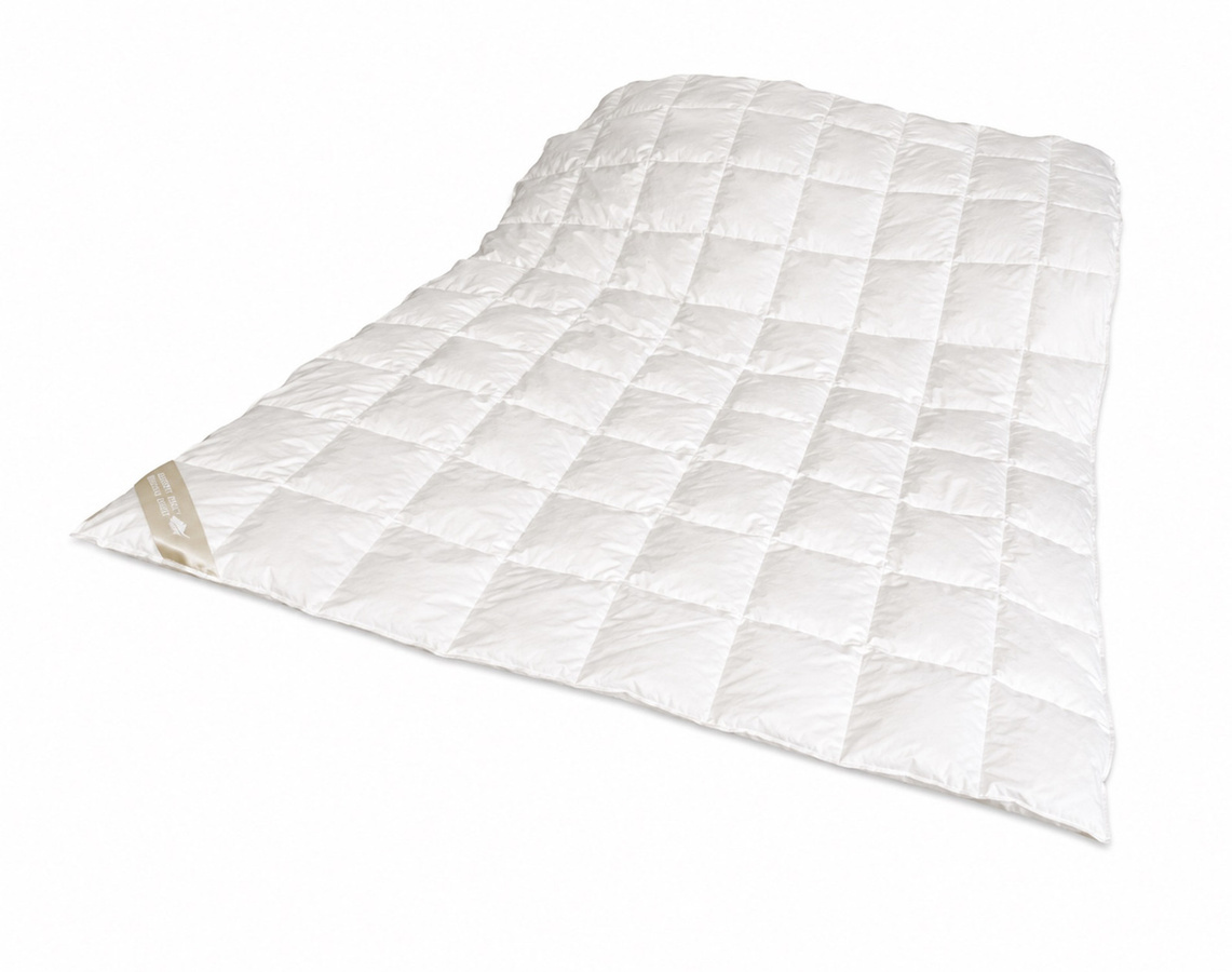 Hofmann's Sommer Daunenbett Bettdecke mit Daunenfüllung, Farbe: Weiß, B/T: 155 x 220 cm - Bild 1