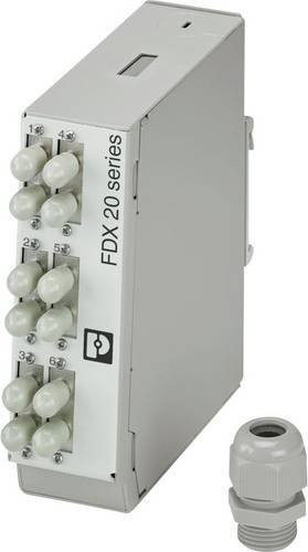 Phoenix Contact LWL-Spleißbox FOC-FDX20-PP-STD6-OM1-PT9 in Grau für Ethernet/LAN - Bild 1