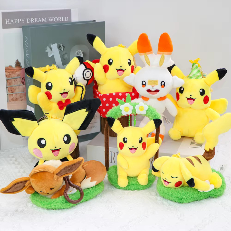 TAKARA TOMY Pokémon Pikachu Plüsch Anhänger, Puppen - Bild 2