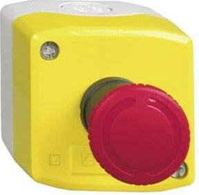 Schneider Electric Gehäuse mit rotem Pilztaster, 1 NO / 1 NC, IP66, Kunststoff, XALK178E - Bild 1