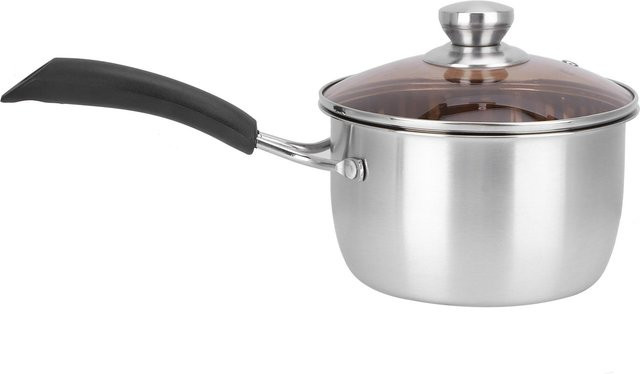 Multifunktionaler Milchtopf CosyHome aus Edelstahl in Grau mit abnehmbarem Einzelgriff, 9,0 l - Bild 1