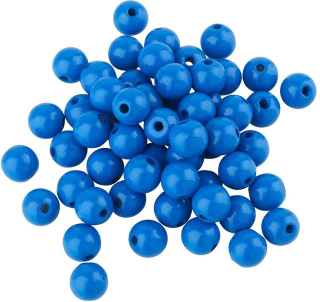 Meyco Holzperlen Blau 50-teiliges Set - Bild 1