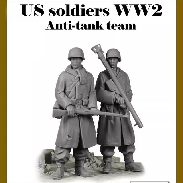 GK American Tank Destroyer Crew, Soldatenmodell, 1:35, Bausatz - Bild 1
