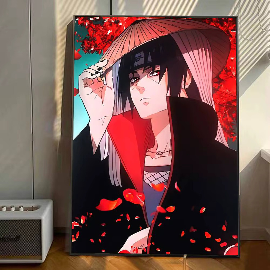 Vintage Wandkunst Dekoration U-Uchiha Itachi Poster aus Naruto in Mehrfarbig - Bild 5
