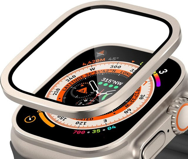 samusak Displayschutzfolie für Apple Watch Ultra 2 49mm, Glas - Bild 1