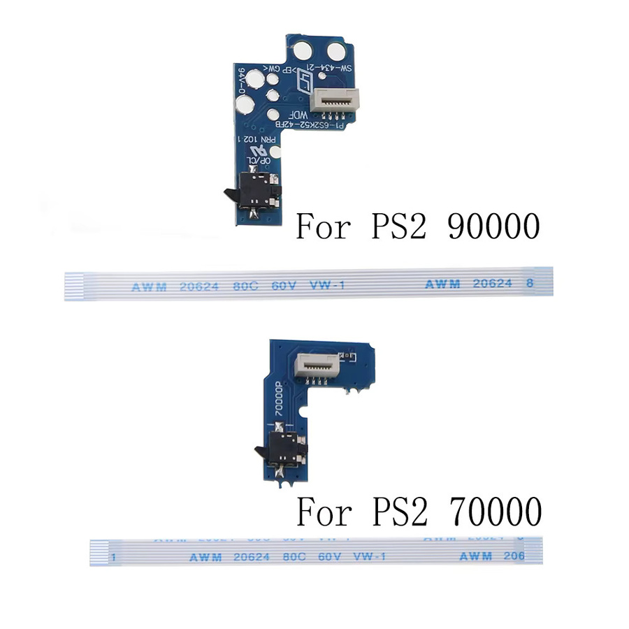 JCD Power Switch Board Reset Switch für PlayStation 2 PS2 70000 und 90000 in Blau - Bild 1