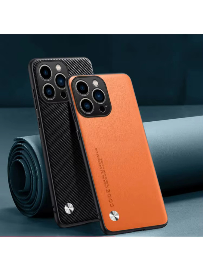 Gusakov Ultradünne Leder-Handyhülle für iPhone 11 bis 16 Pro Max, Stoßfest und Weiche Rückseite, Farbe: Weiß - Bild 3