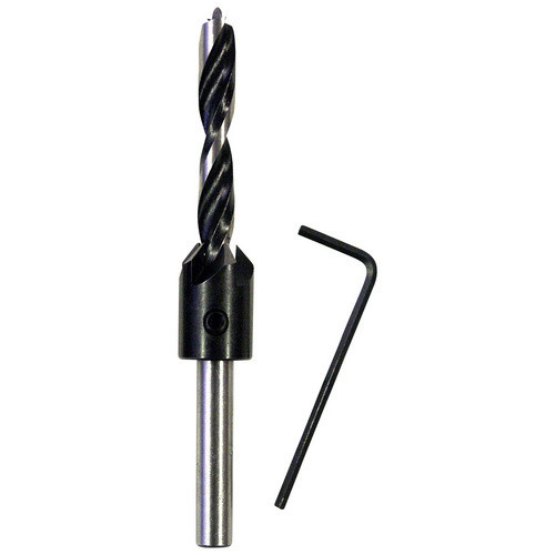 Connex Aufstecksenker mit Holzbohrer, schwarz/silber, Durchmesser: 16 mm, Tiefe: 8 mm - Bild 2