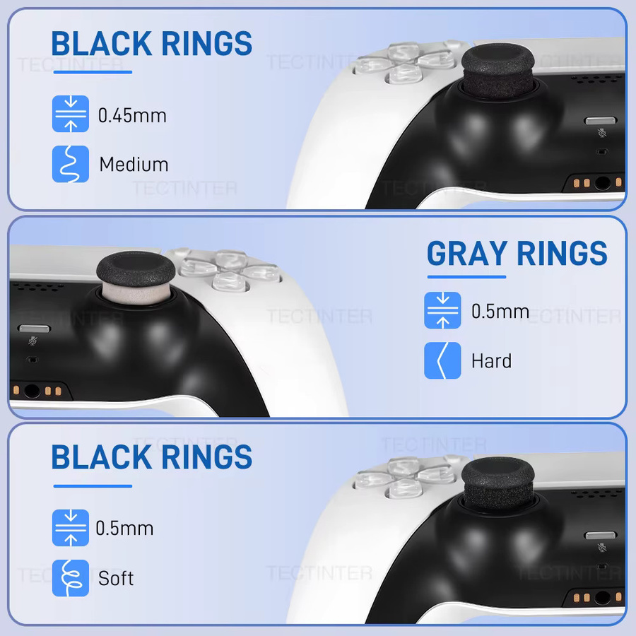 Präzisions Zielring mit Schwamm für Nintendo Switch, PS5 und PS4 Controller zur Unterstützung der Motion Control und Joystick-Steuerung - Bild 4
