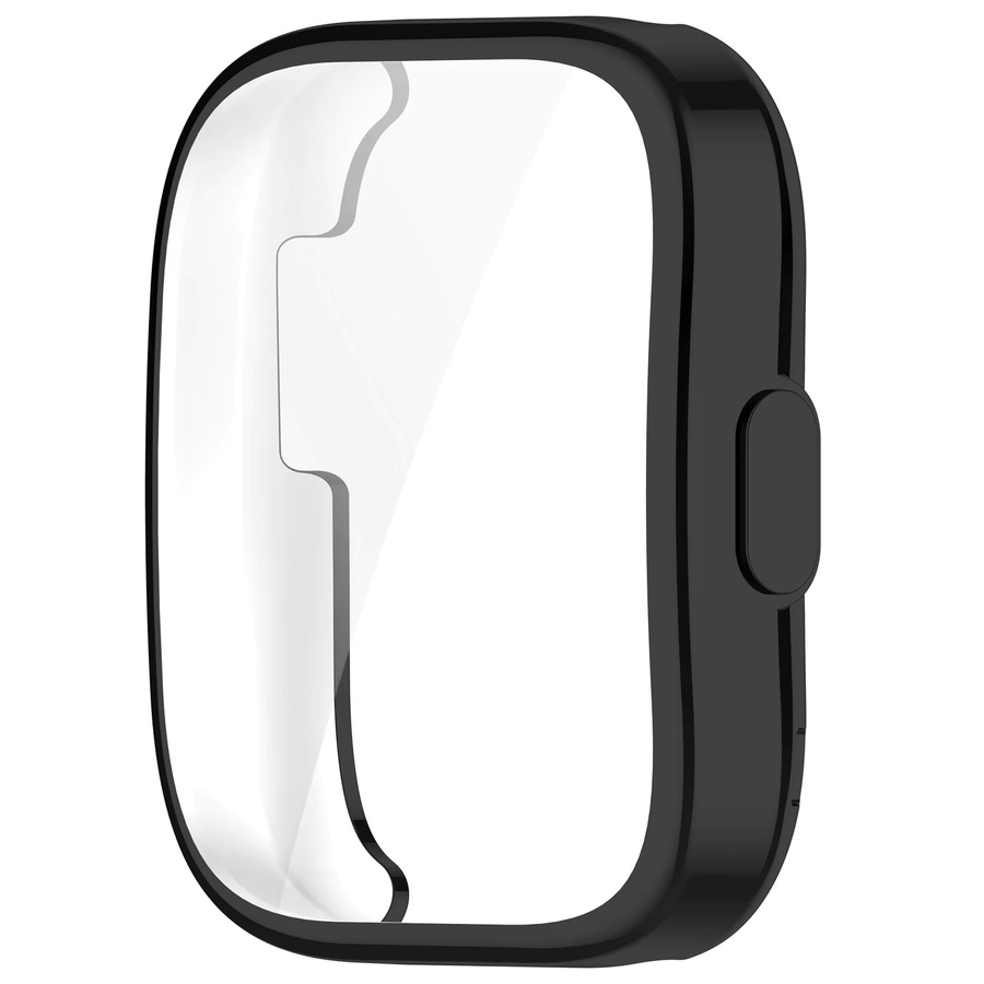 Huami Amazfit Bip 5 Schutzhülle aus Silikon und TPU mit Display- und Rahmenabdeckung in Schwarz und Transparent - Bild 3