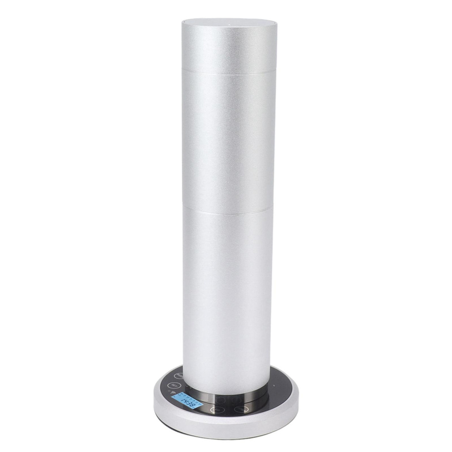 Aimo Aroma Diffuser Zylinder mit Vernebelungs-Diffusionssystem, Schwarz/Silber, 120 ml - Bild 1