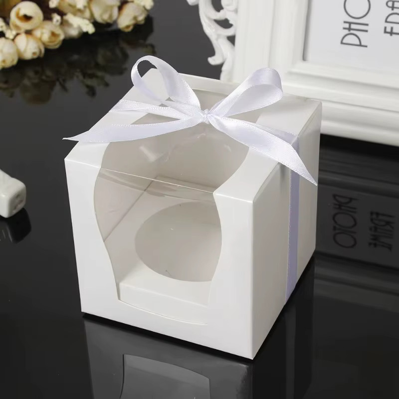 6er Set transparente Cupcake Boxen aus Kunststoff für Dessert und Kuchen zur Verpackung und zum Display - Bild 2