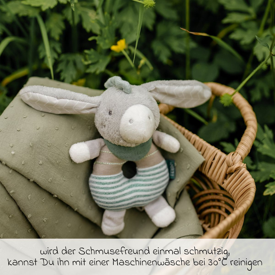 Fehn Ring-Greifling mit Rassel, Esel, ab 0 Jahre - Bild 5