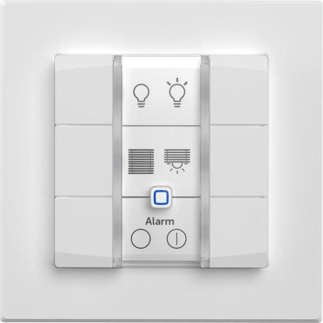 Homematic IP Scene Controller Wandtaster 6-fach 230 V Weiß - Bild 1
