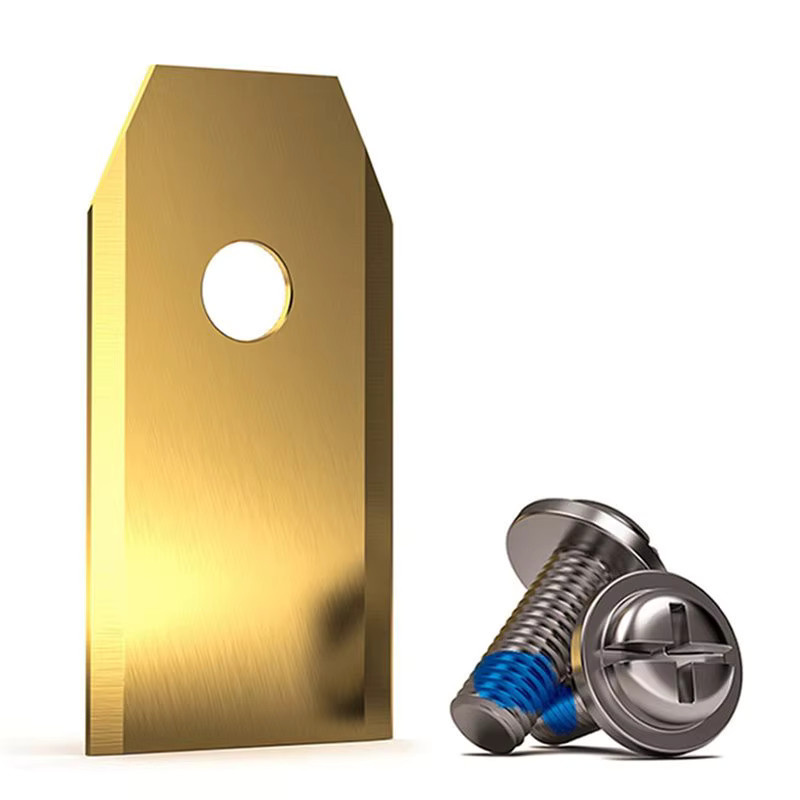 ECOVACS A76I Ersatzklingen Set mit Schrauben, 30 Stück, Gold - Bild 5