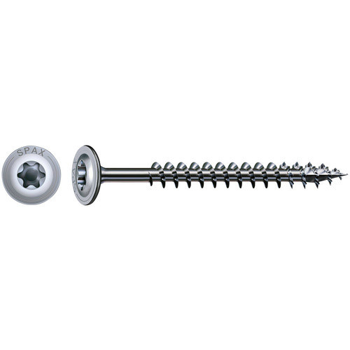 Spax Holzbauschraube Tellerkopf Torx aus Stahl in Silber, 20 Stück, Durchmesser: 8 mm, Länge: 100 mm - Bild 3