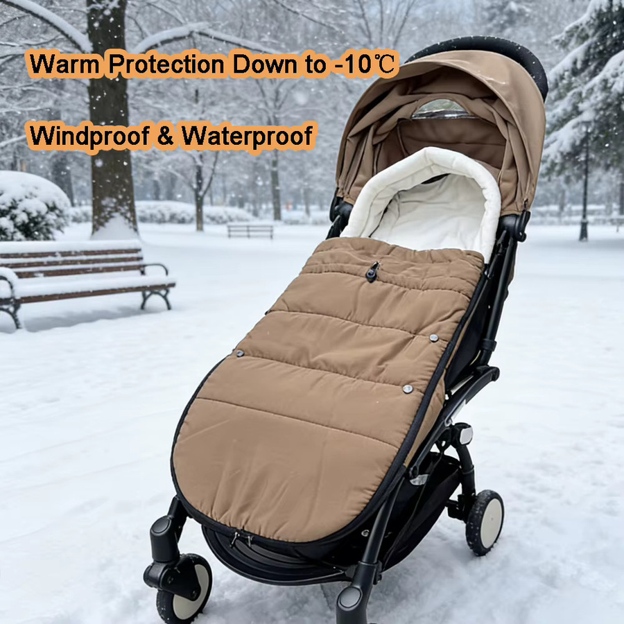 Universeller wasserdichter Kinderwagen-Fußsack in Grün, passend für Bugaboo alle Serien sowie YOYO, YOYO2 und YOYO3, faltbar und waschbar - Bild 2