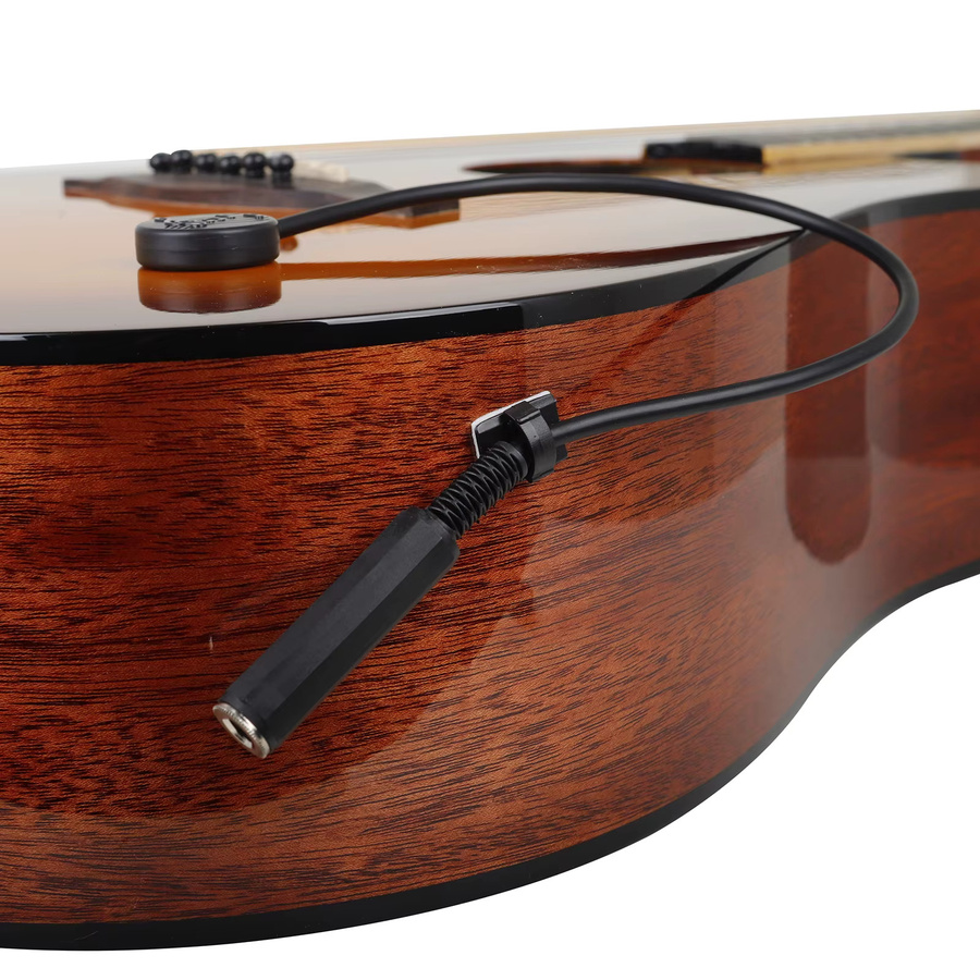 SLADE Piezo Kontakt Pickup für Akustikgitarre, Ukulele, Violine, Mandoline, Banjo und Kalimba in Schwarz - Bild 4