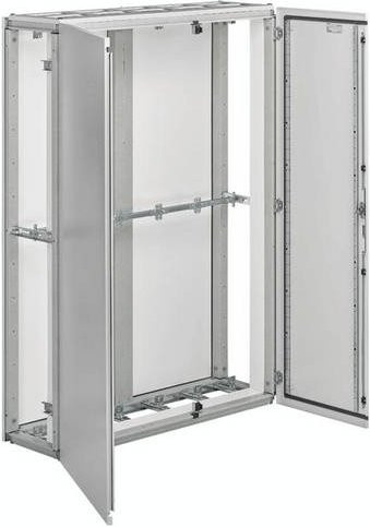 Hager Anreihstandschrank aus Stahl und Kunststoff in Lichtgrau RAL 7035, B/T/H: 136,0 x 40,0 x 190,0 cm - Bild 1