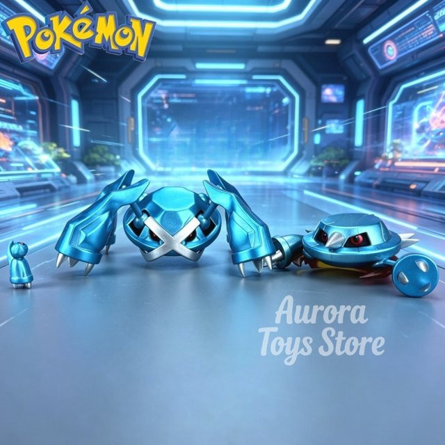 Bandai Pokémon Metagross, Actionfiguren, PVC-Statue, Blau - Bild 1