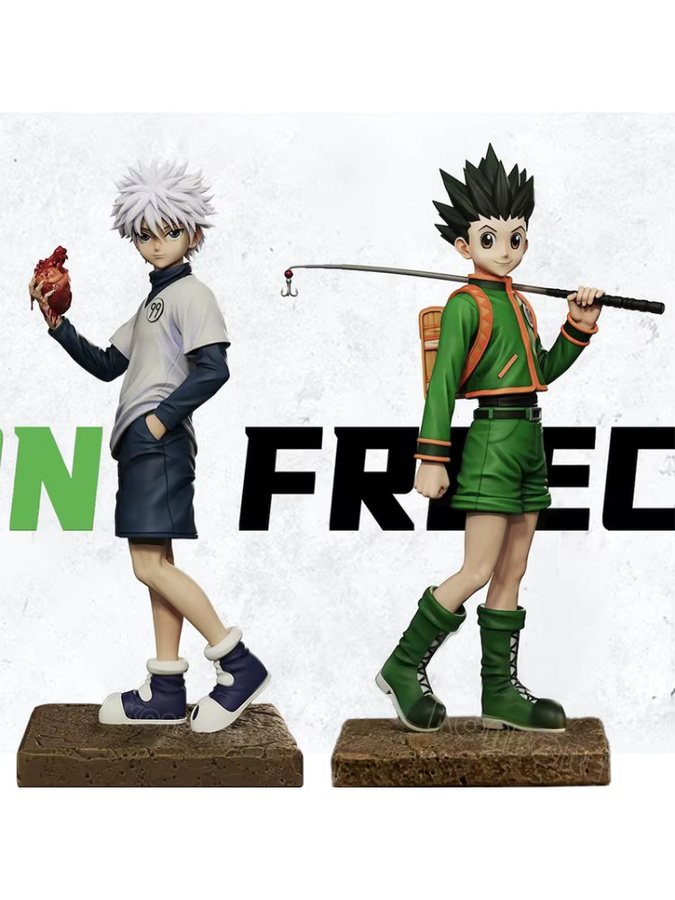 KONBORE Hunter x Hunter Gon Freecss Killua Zoldyck Hisoka Kurapika Action Figur, 27 cm - Bild 3