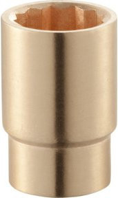 Facom Steckschlüssel funkenfrei 3/4 Zoll 50 mm aus Messing in Gold - Bild 1