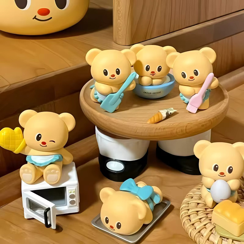 FUNISM Butterbear Blind Box Backexperte Bärenkopf Mini-Figuren, Puppe - Bild 2