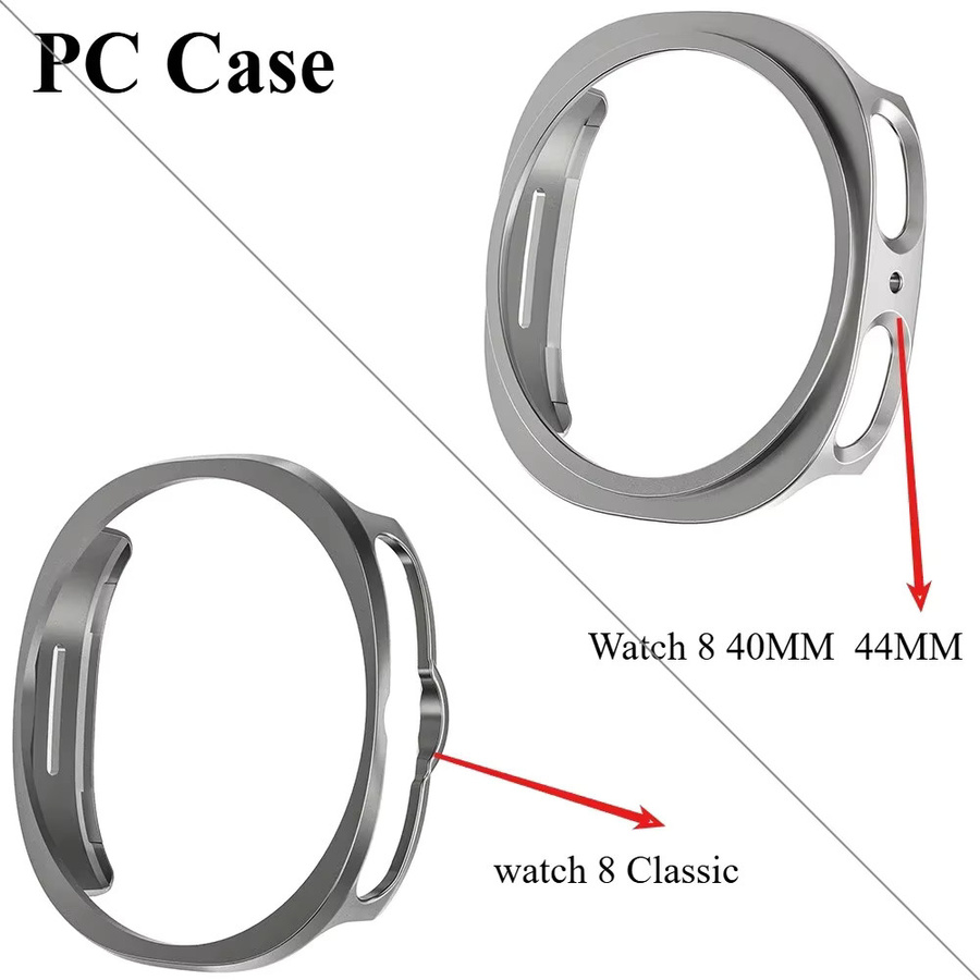 CHIICSMART Schutzhülle für Samsung Galaxy Watch 8 Classic, harter PC-Stoßfänger - Bild 2