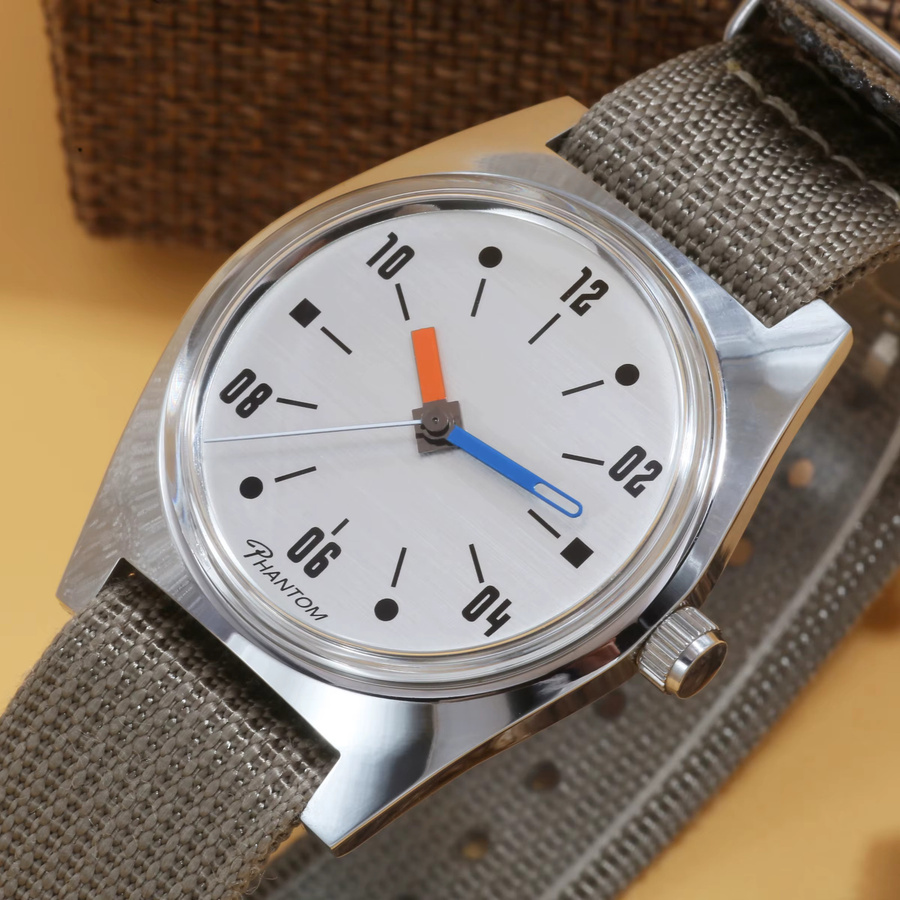 PHANTOM Armbanduhr, Handaufzug, Edelstahl, 36 mm, Herren - Bild 4