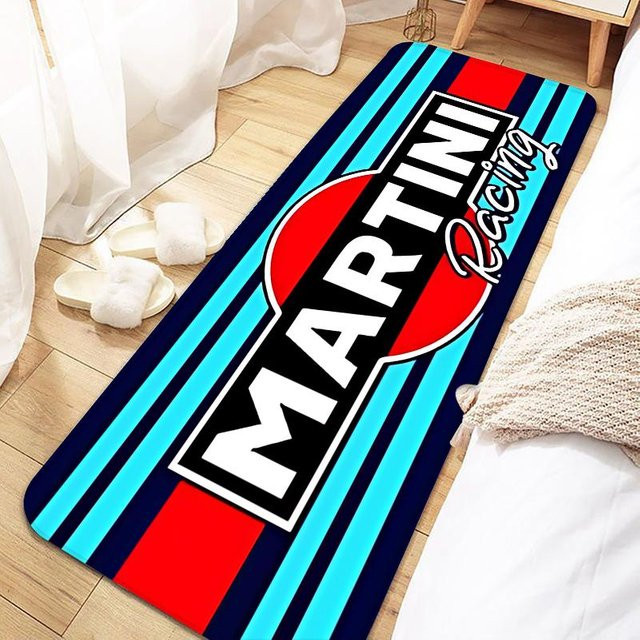 Karpetti Martini Racing Teppich, weiche Bodenmatte für Wohnzimmer und Schlafzimmer, Maschinenwaschbar, B/T: 50 x 150 cm - Bild 1