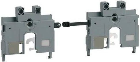 Hager HXS166H Verriegelungsset mechanisch 4-polig grau für Schalterabstand 25mm - Bild 1