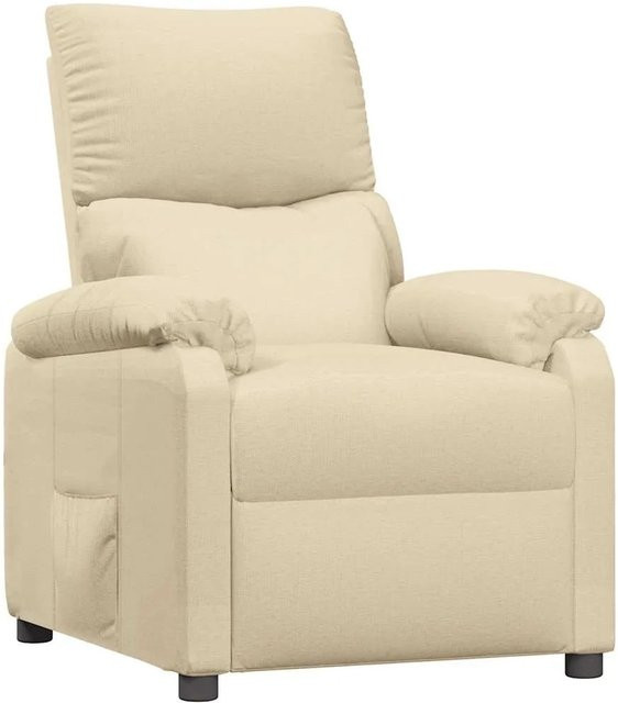 vidaXL Relaxsessel in Beige aus Stoff mit Armlehnen und verstellbarer Rückenlehne - Bild 1