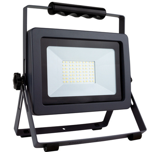 REV-Ritter Arbeitsleuchte LED 50 W mit Stativ, klappbar, silberfarben - Bild 2