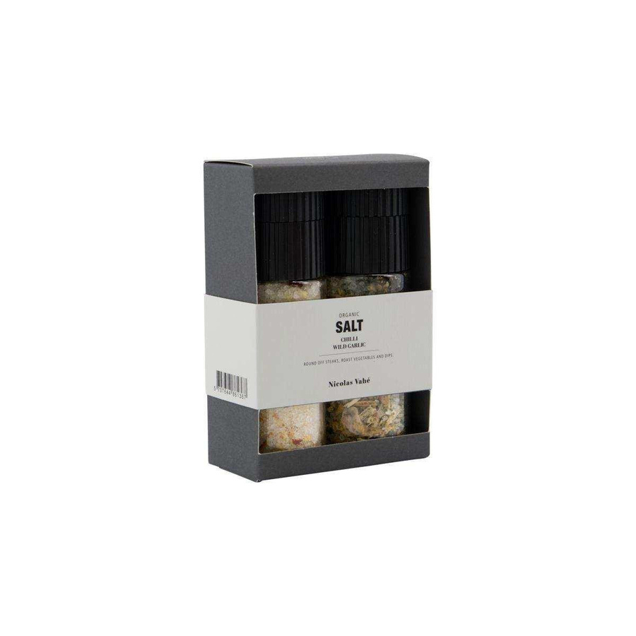 Nicolas Vahe Geschenkset mit Organic Chilli Salz und Wild Garlic Salz - Bild 1