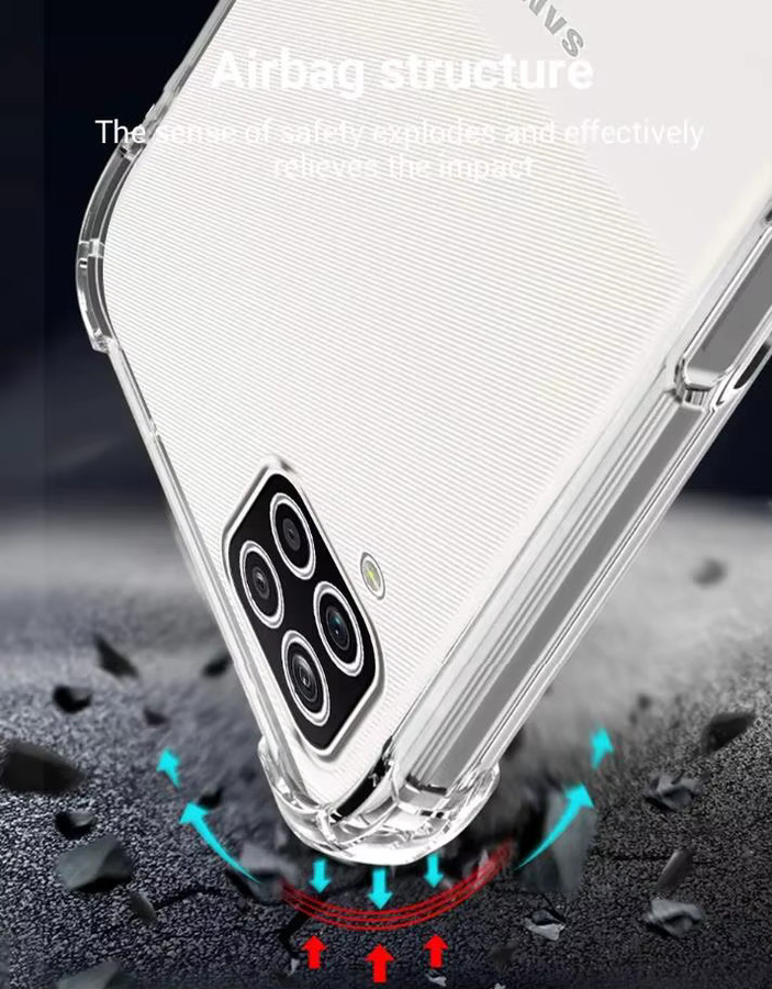 Stoßfeste transparente TPU-Hülle für Samsung Galaxy A12, M12 und F12 mit Airbag-Schutz - Bild 5