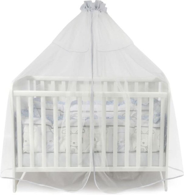 Lorelli Babybetthimmel Baldachin mit Insektenschutz in Blau und Weiß, B/H: 480 x 150 cm - Bild 1